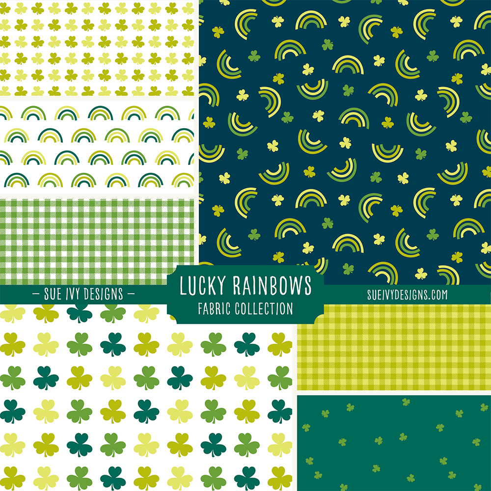 Lucky Rainbows St. Patrick’s Day Fabric Collection