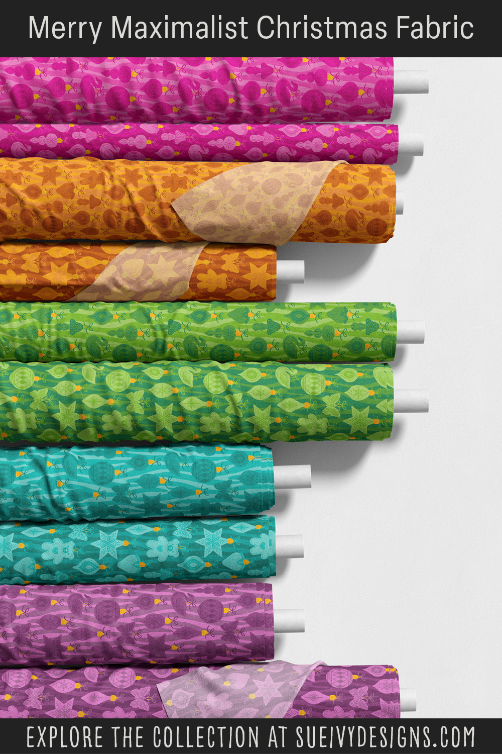 Merry Maximalist Christmas Fabric Collection