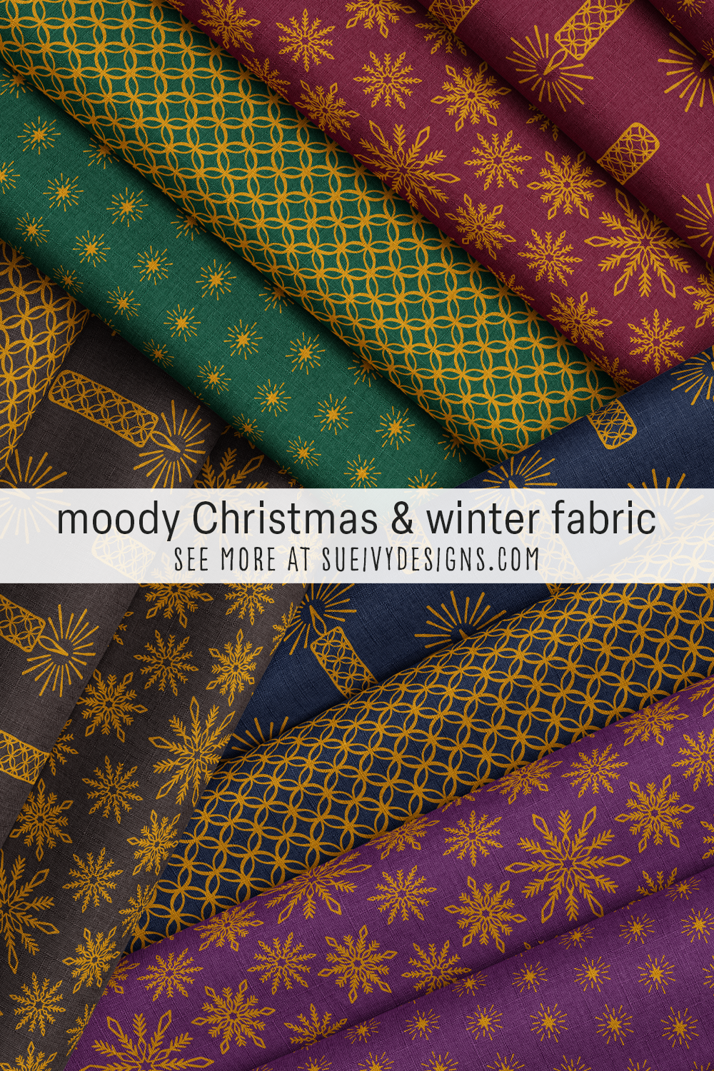 Silent Night Christmas &amp; Winter Fabric Collection