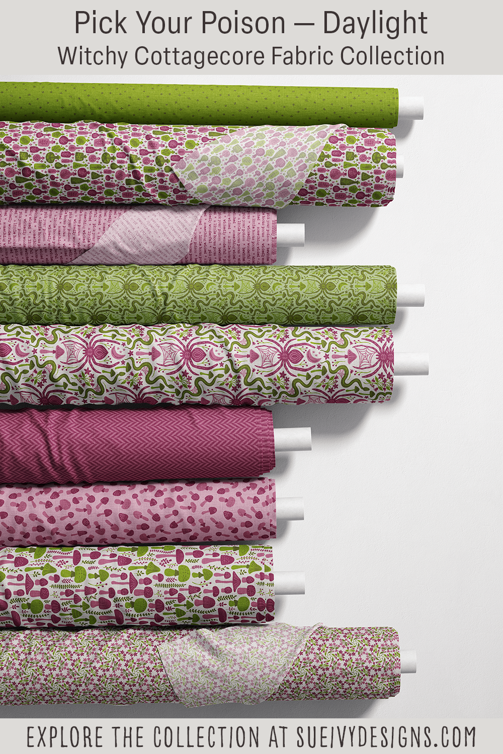 Pick Your Poison: Witchy Cottagecore Fabric