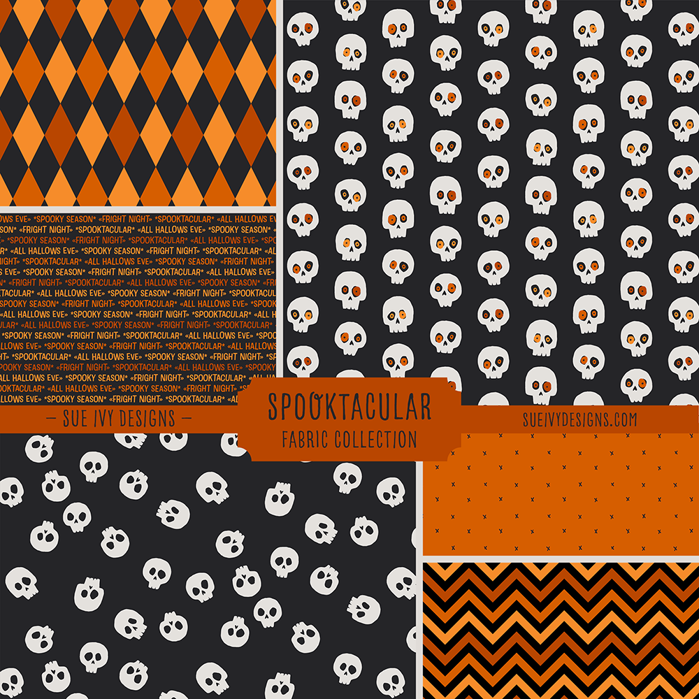 Spooktacular Halloween Fabric Collection