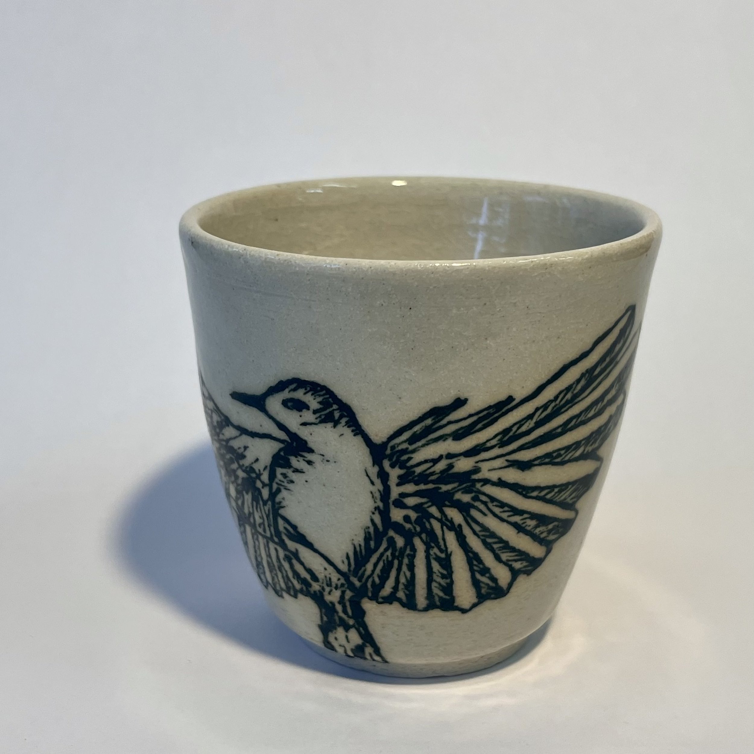 Teal Bird Mug