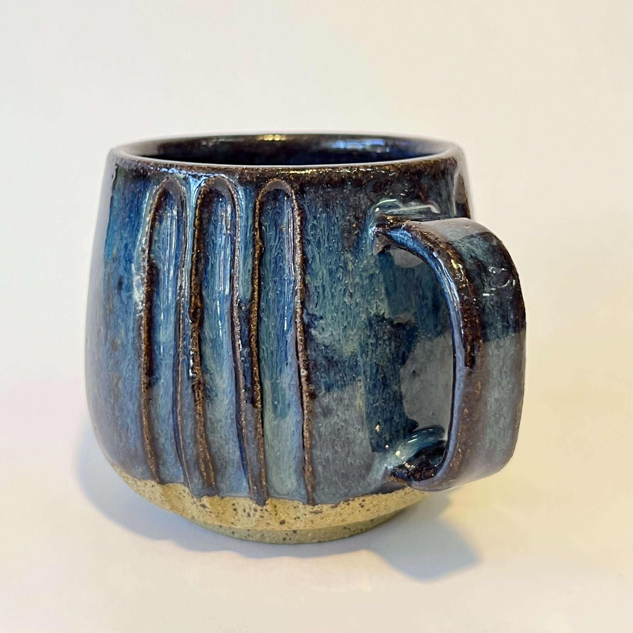 Blue Notches Mug