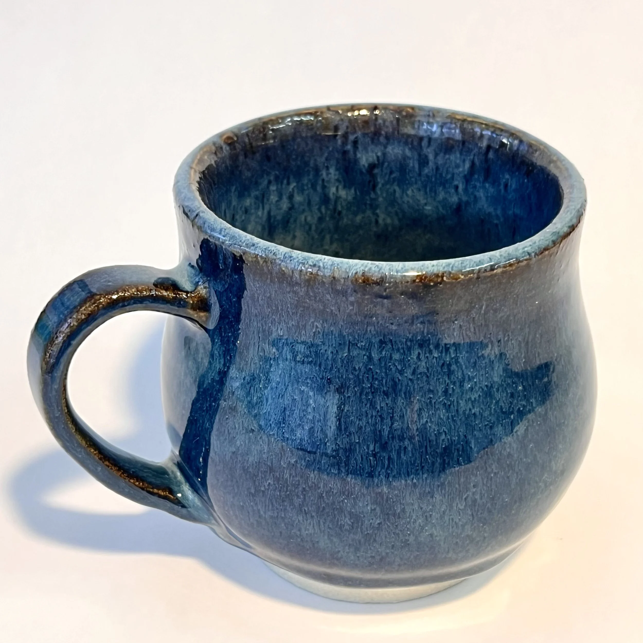 Milky Interior Blue Mug
