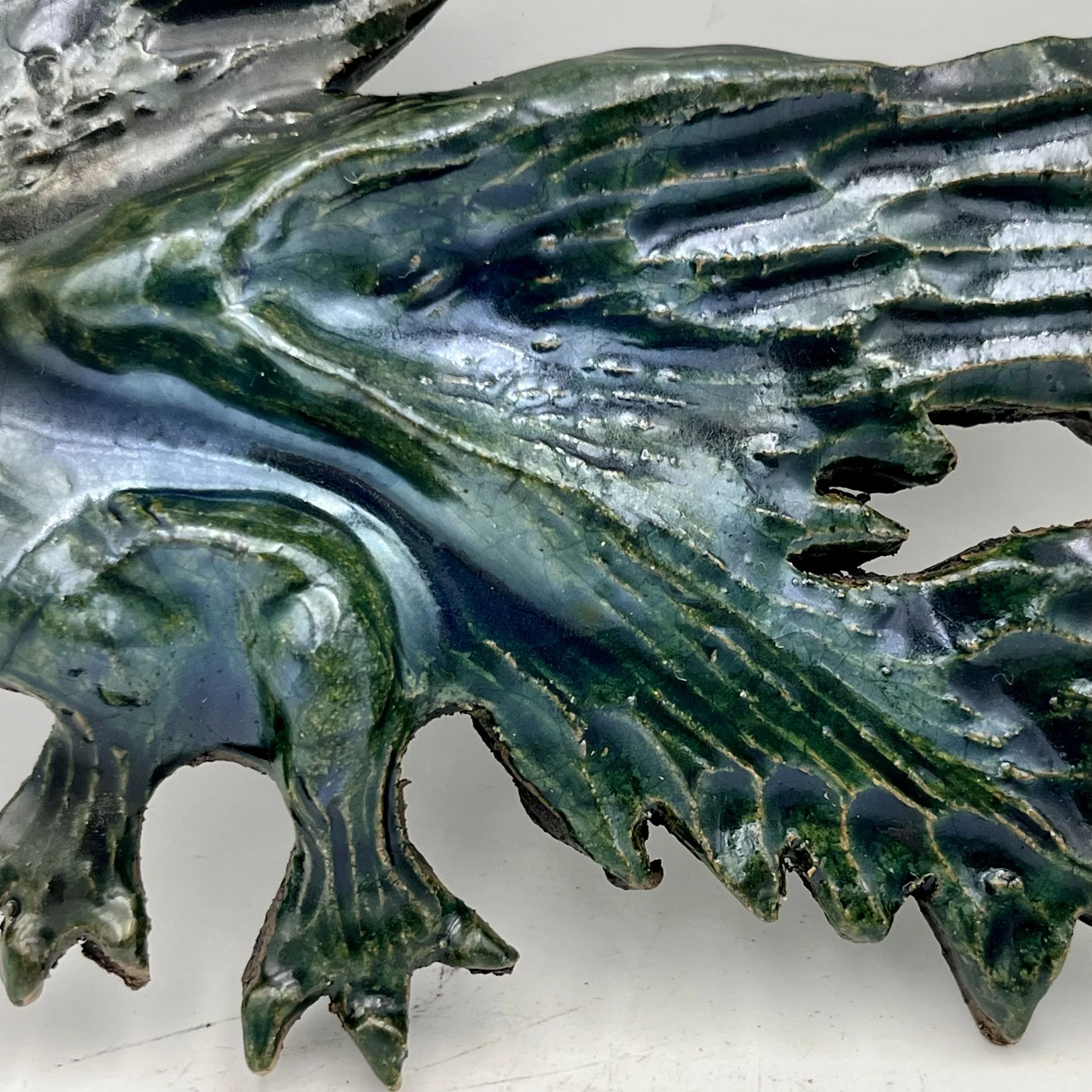 Raku Bird, Jade