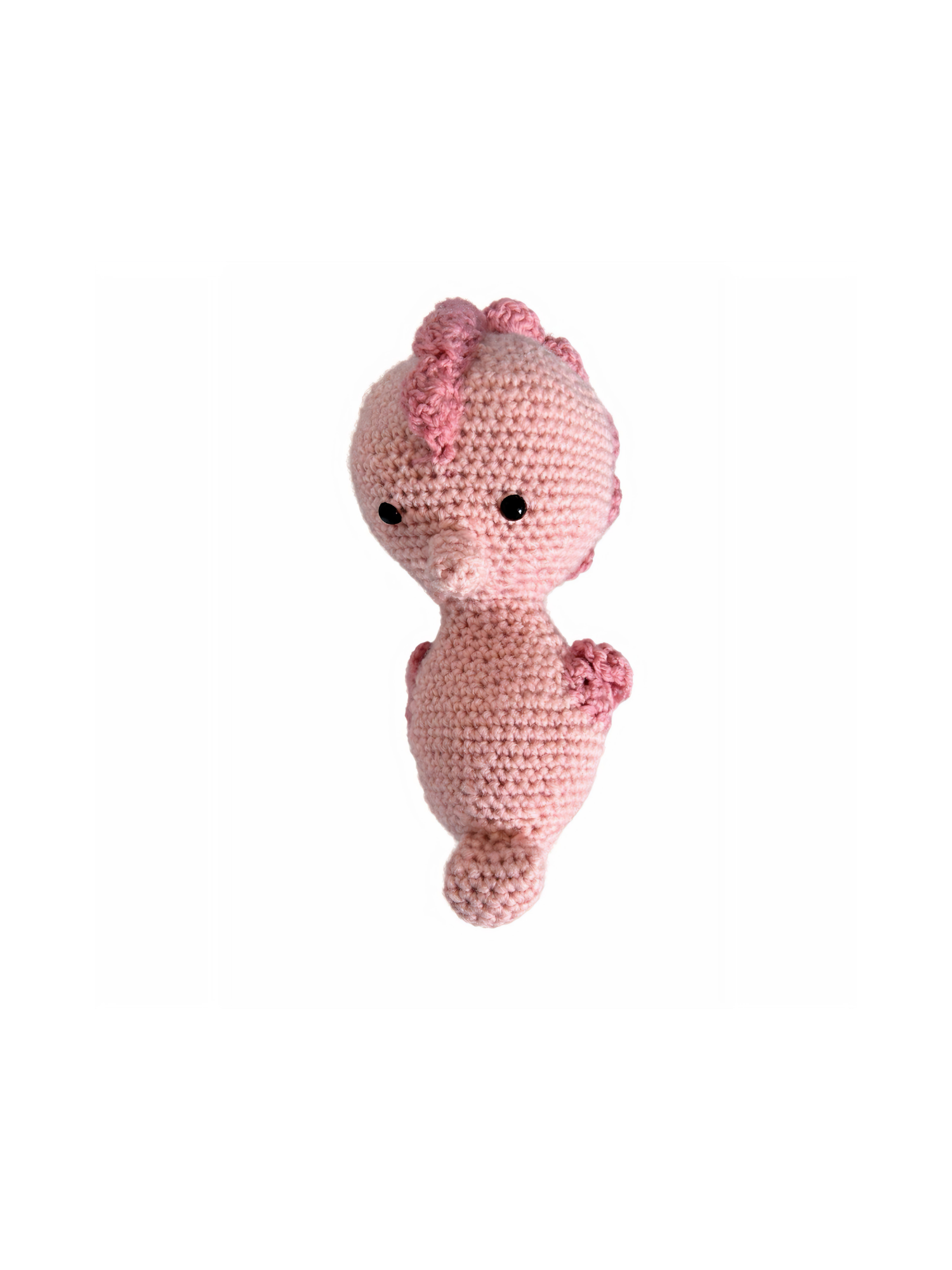 Pink Baby Sea Horse Amigurumi