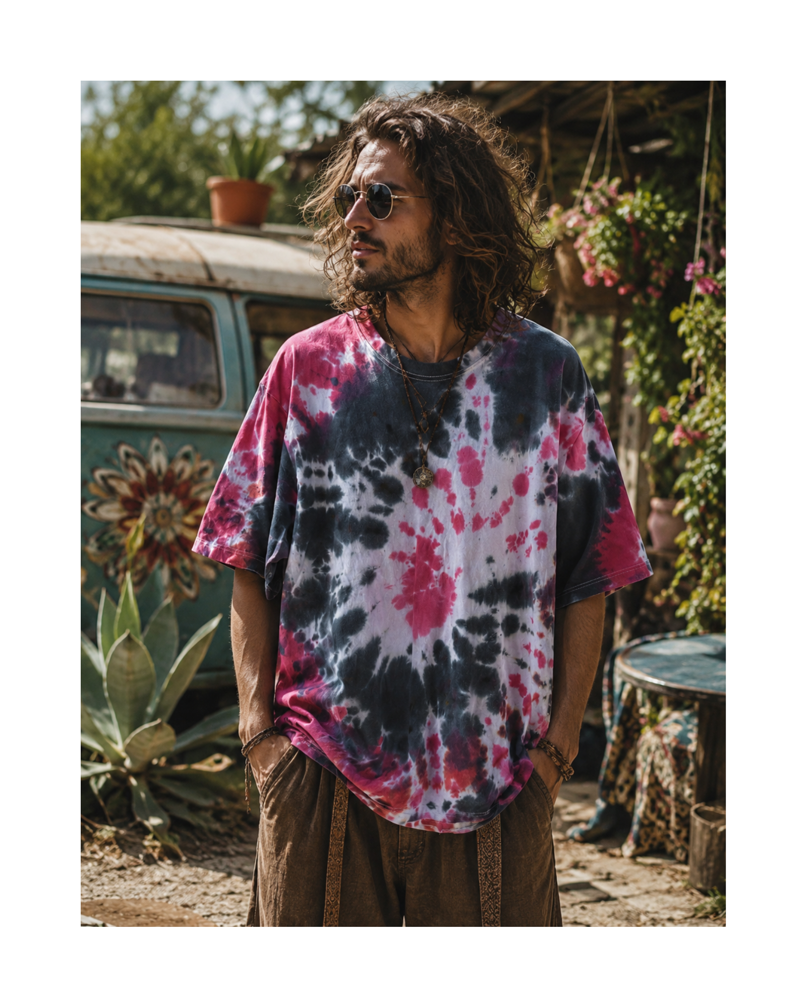Midnight Bubblegum Tie-Dye Tee 2XL
