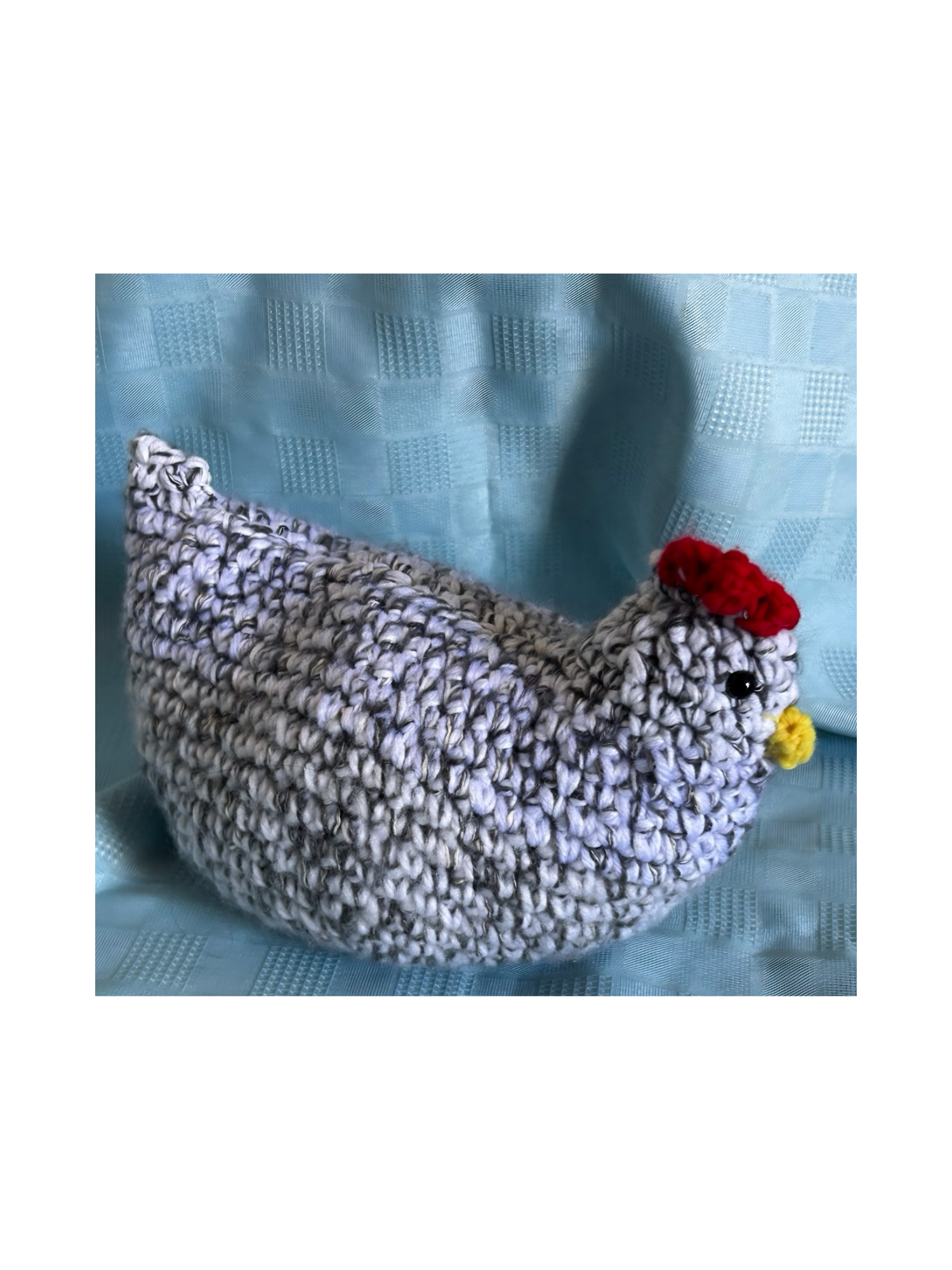 Roxie the Barred Rock Chicken Plushie (Inspired By Bingo's Chicken)