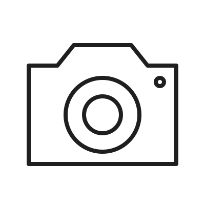 Illustration of a camera icon.