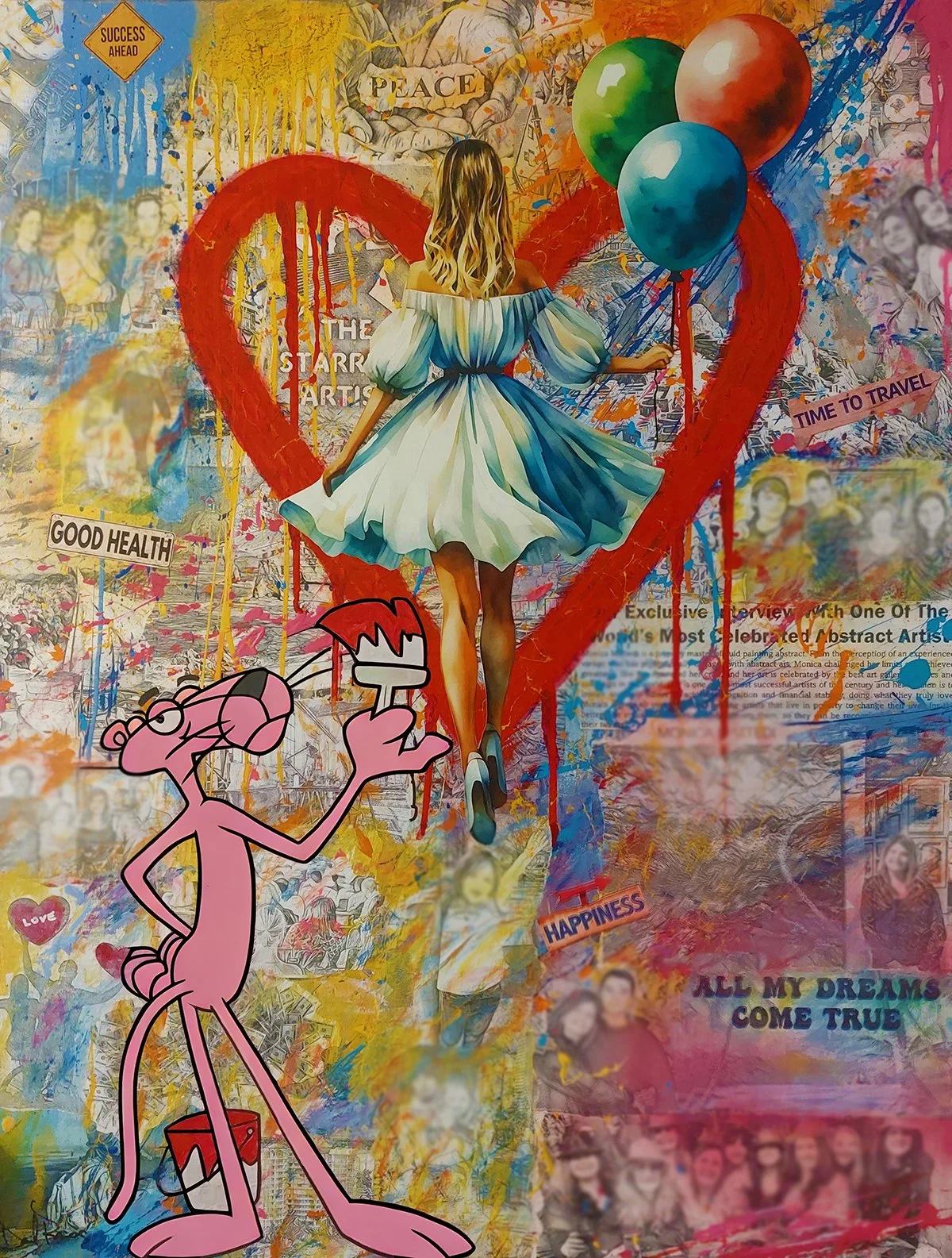 Vision Board Mixed Media/ Photo Collage Package