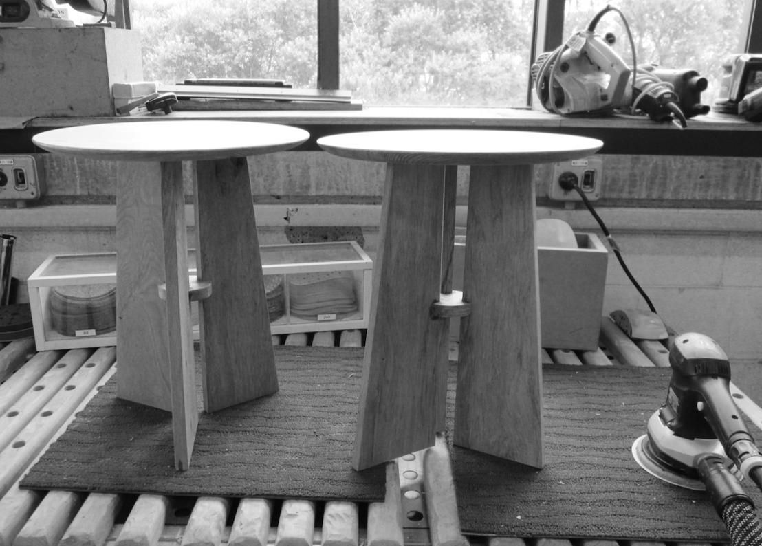 Parts all joined together and sanded