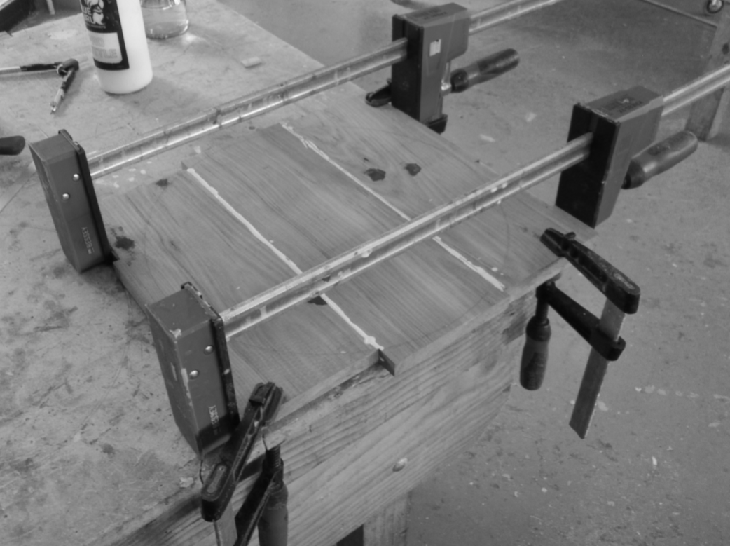 Top lengths clamped together