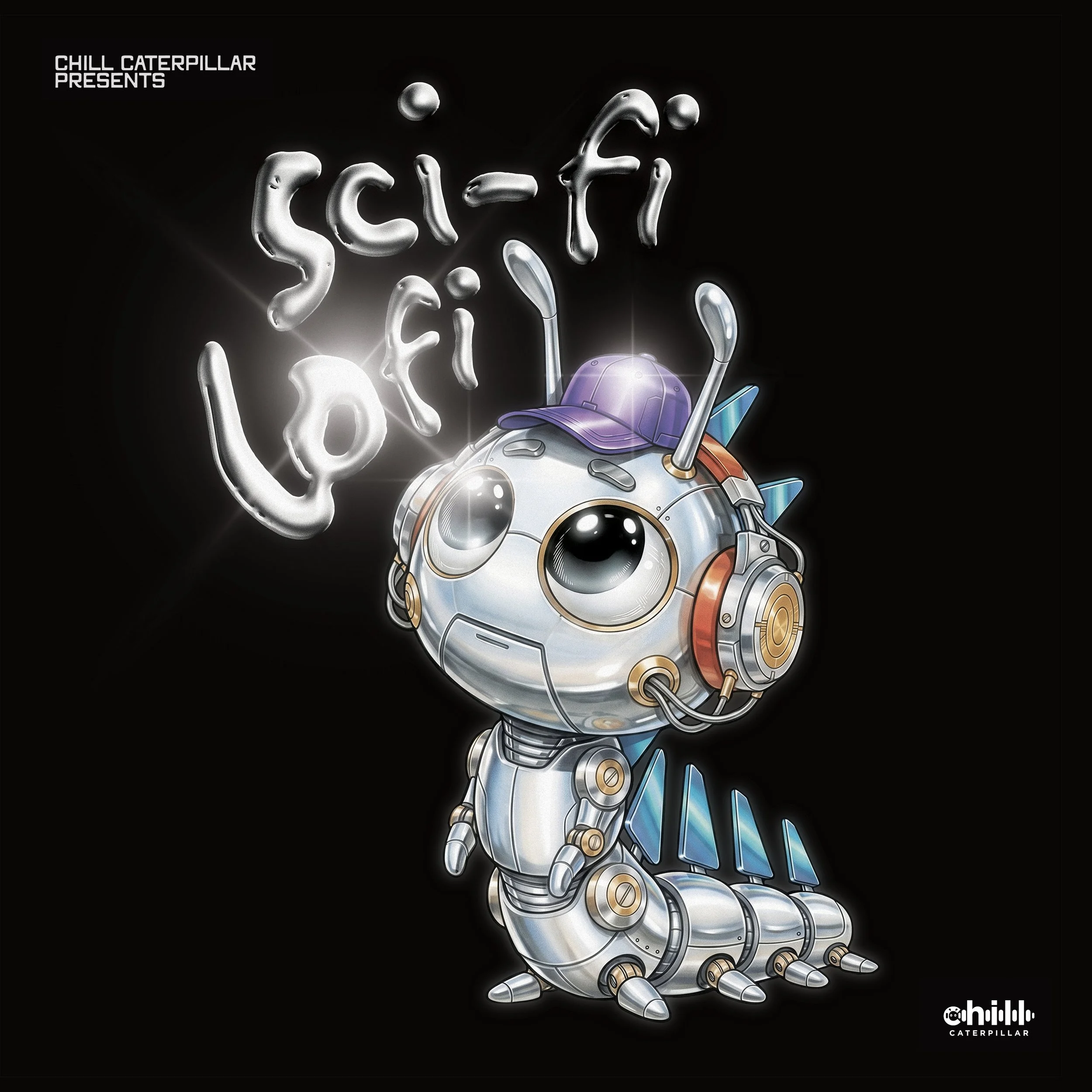 Chill Caterpillar presents Sci-Fi Lofi cover: a robotic caterpillar