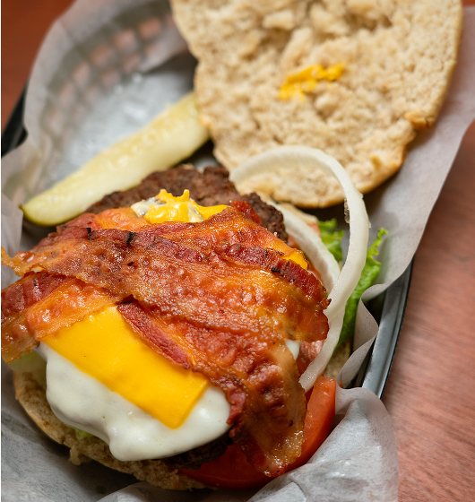 Cheeseburger with Bacon