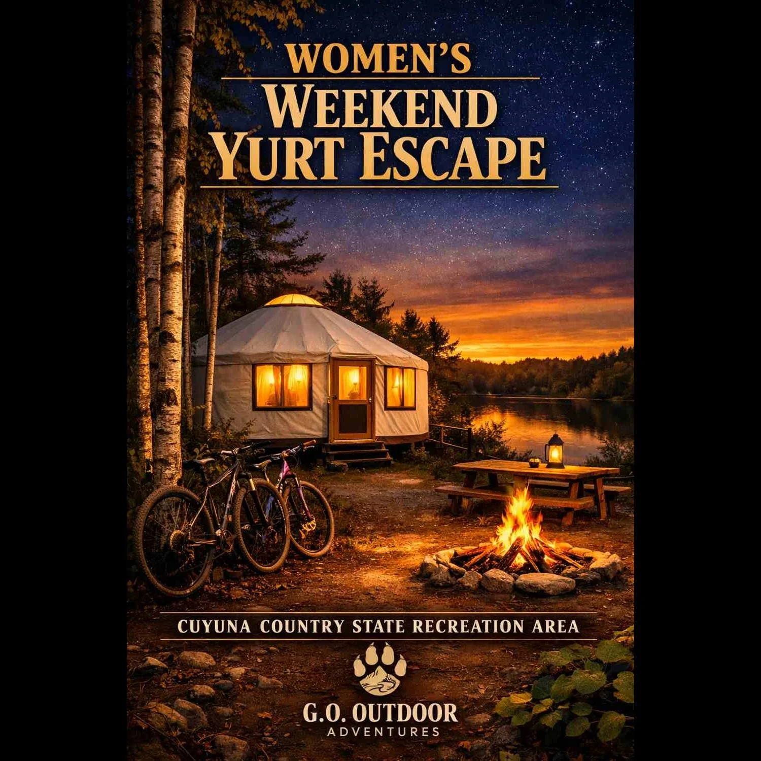 REGISTRATION OPEN: Women's Yurt Camping and Mountain Bike Weekend August 28-30 2026