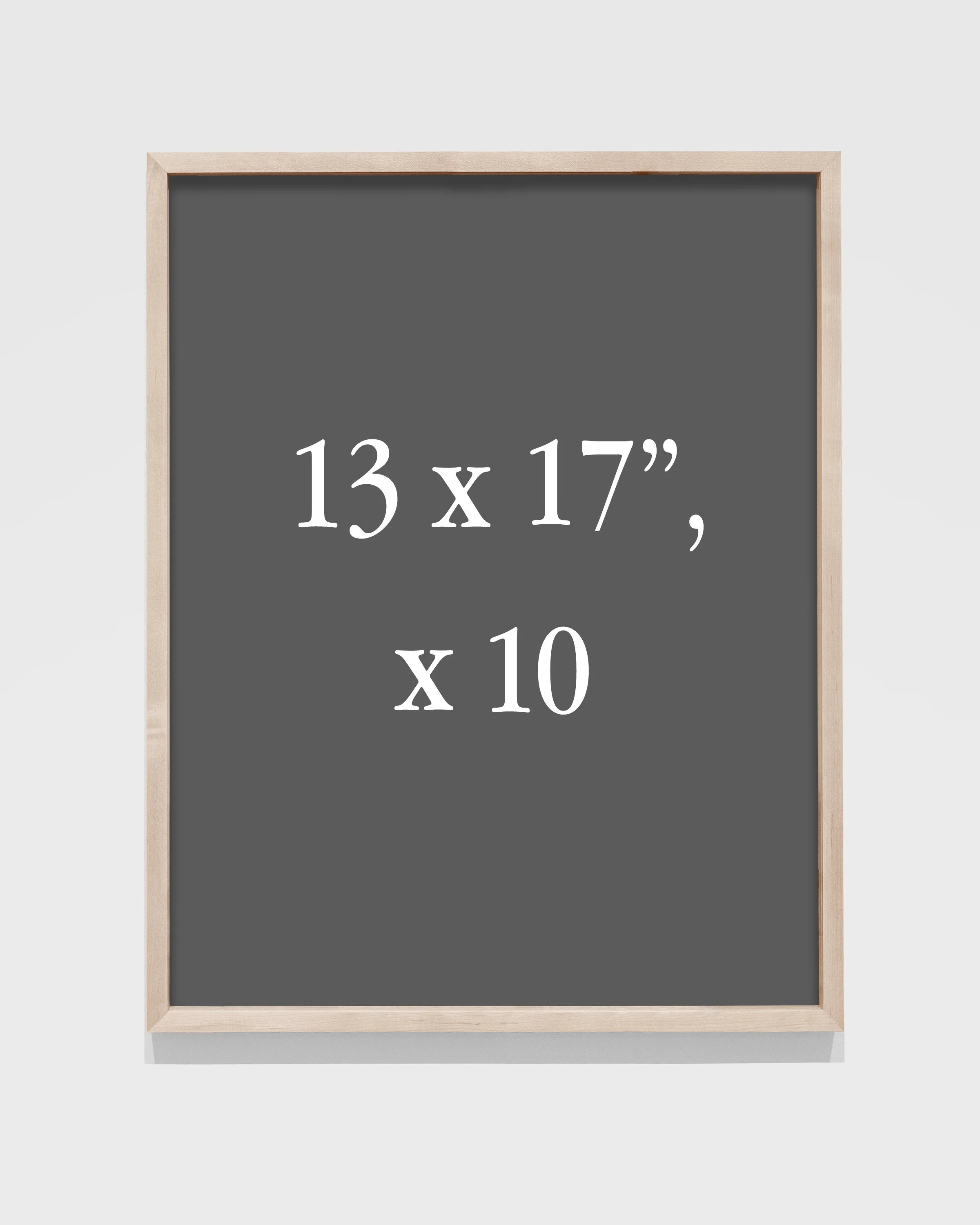 Department of Art frame order (final payment)