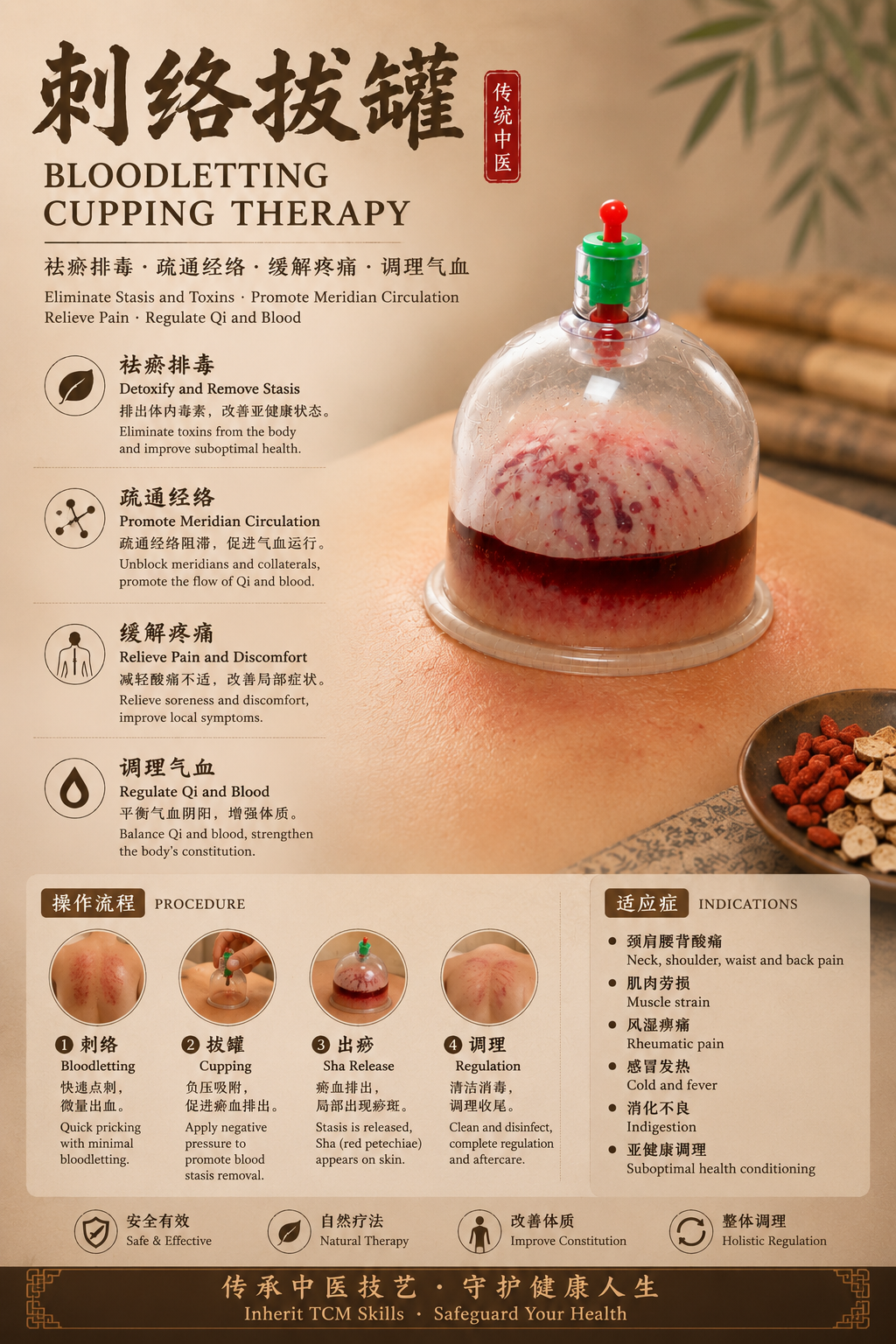 Pricking and Cupping Therapy
