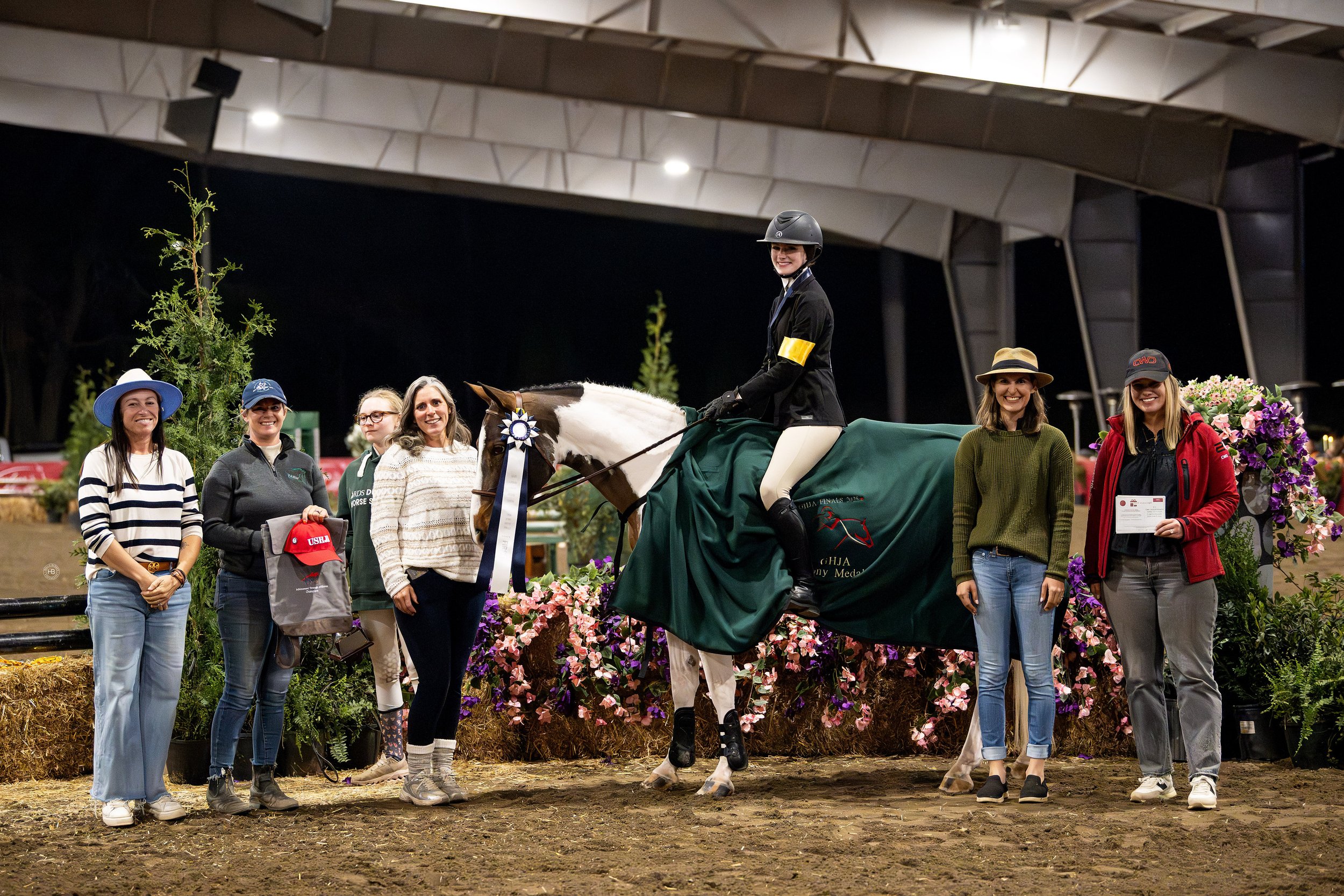 English Ivy Farms Rider Baylis Myers Winning GHJA pony medal 2025 in Alpharetta