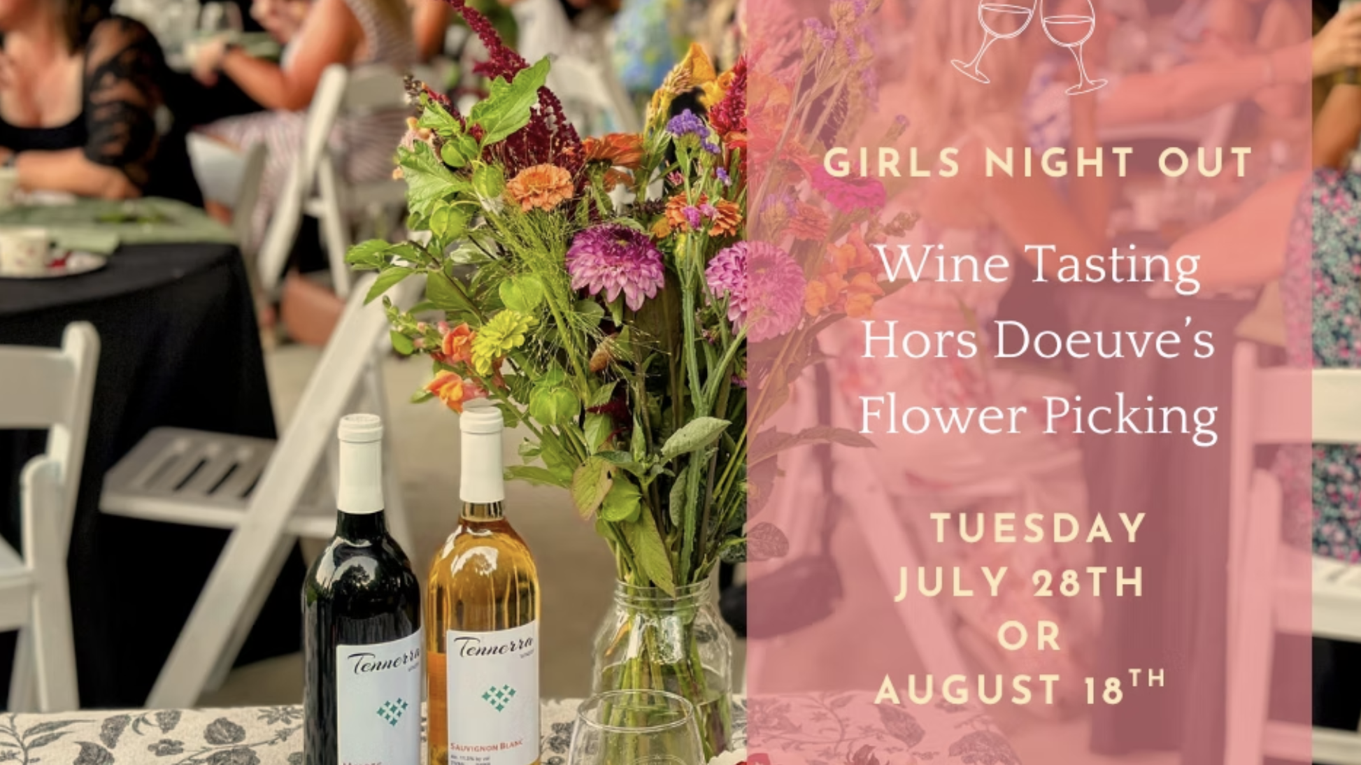 Barefoot Blossom Farm | Girls Night Out - Wine, Apps and Flowers Oh My!!