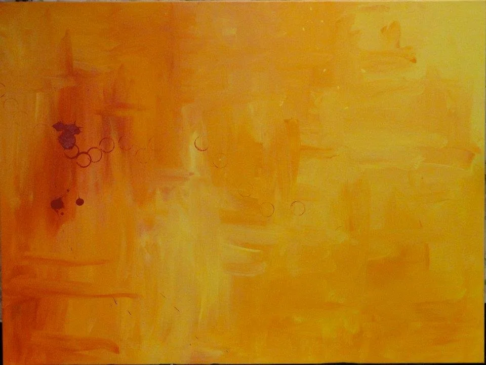 "spotty record"

acrylic on canvas 
30"x40"