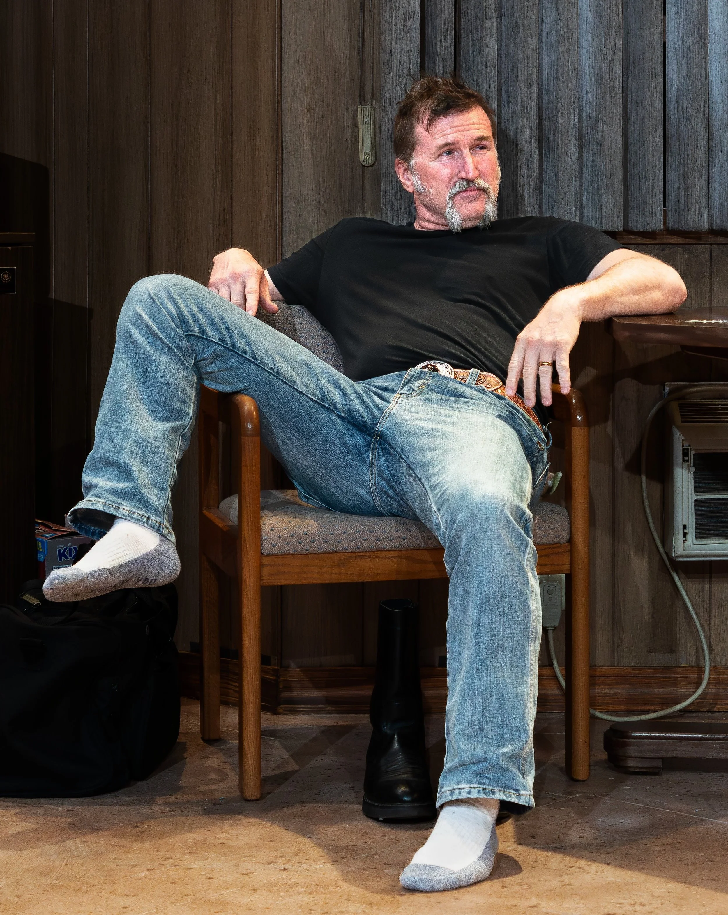 Matt sitting in a chair 