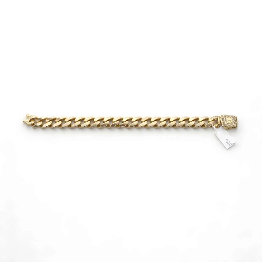 Signature Monaco Link Gold Bracelet