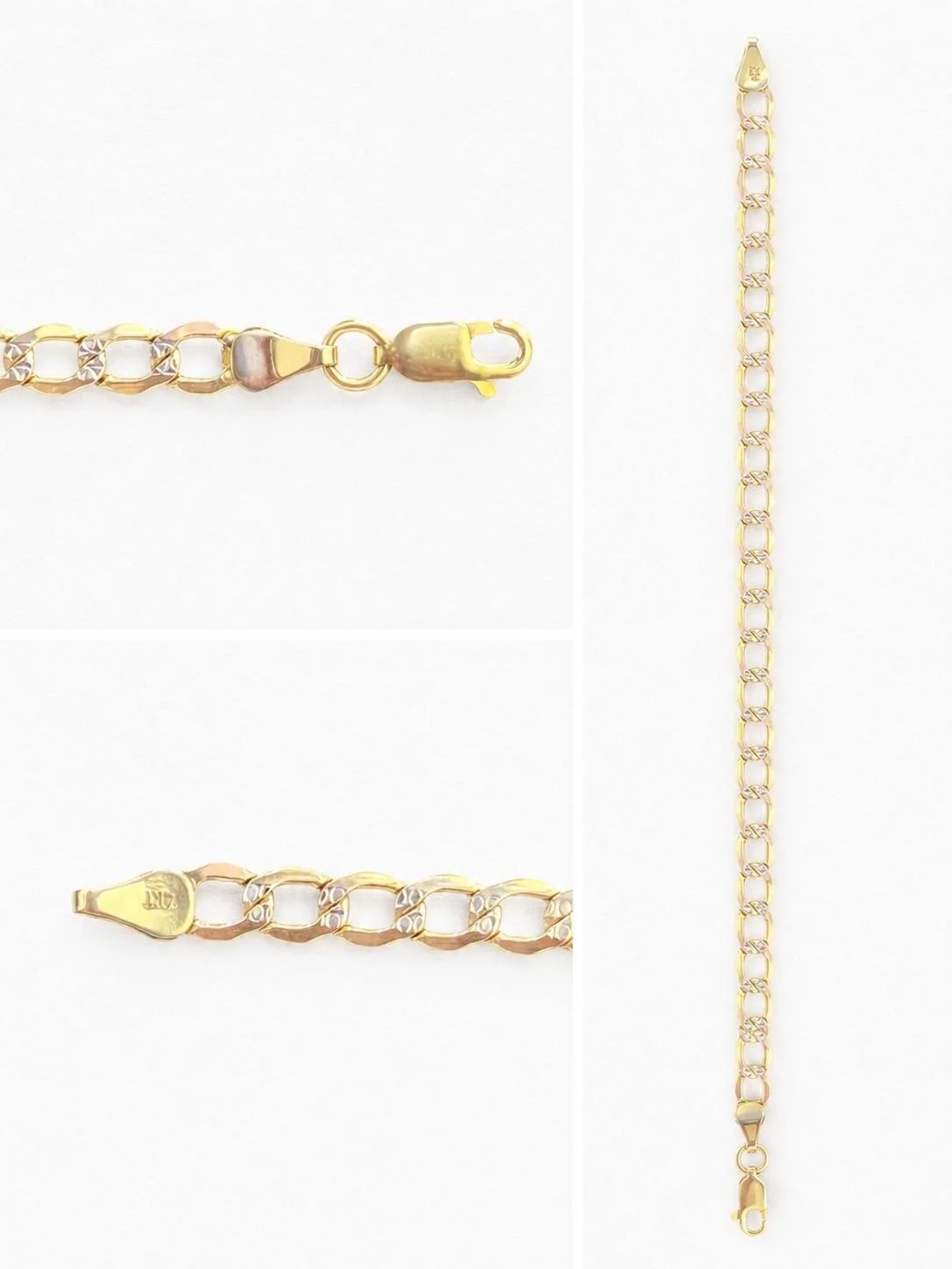 Brillo Cut Link Bracelet