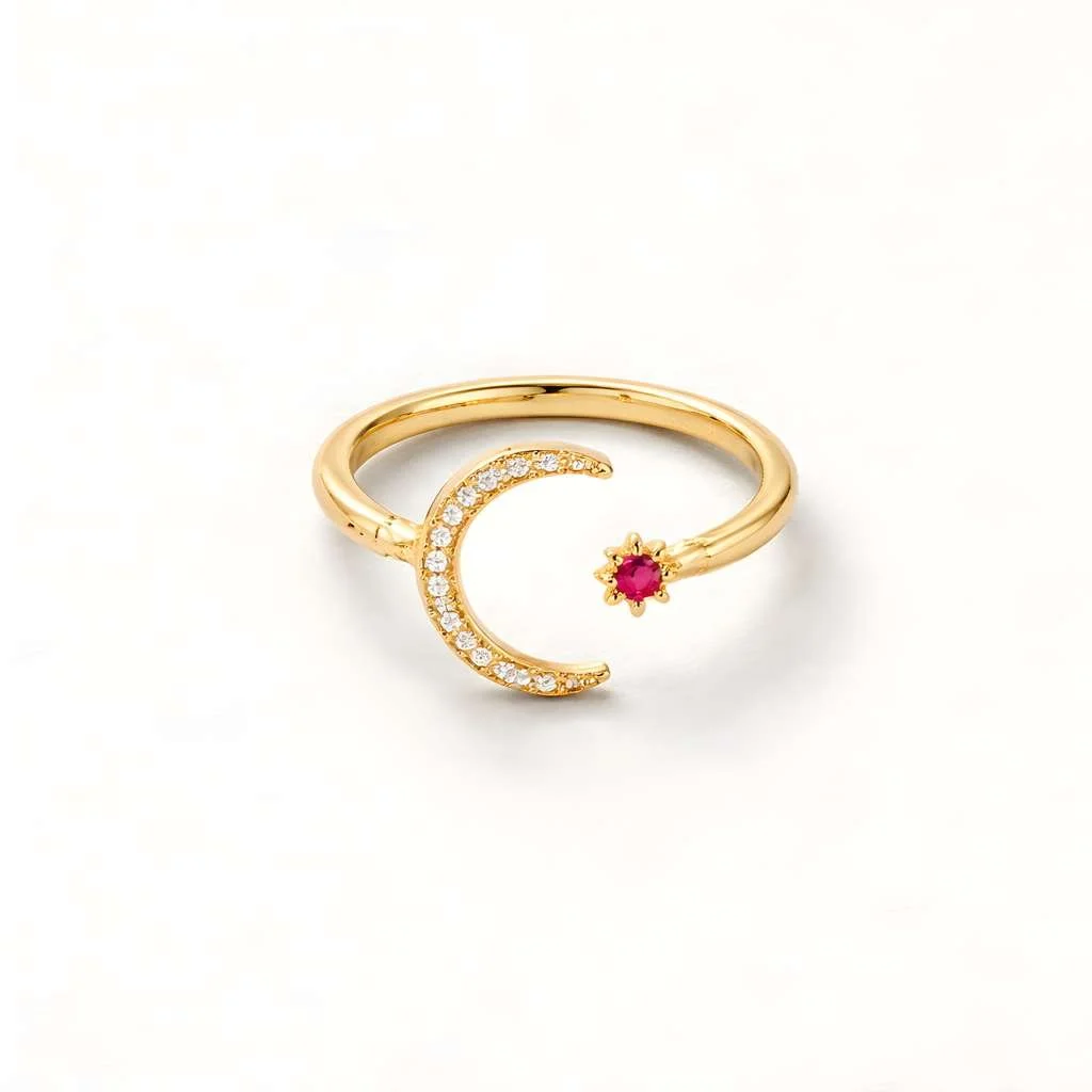 Celestial Moon Ring