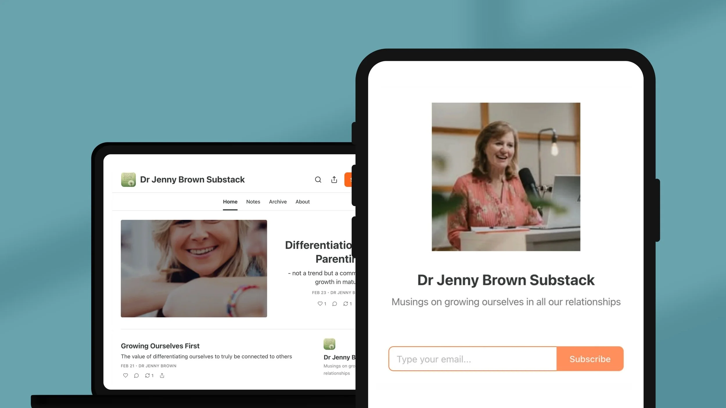 Dr Jenny Brown Substack Subscribe