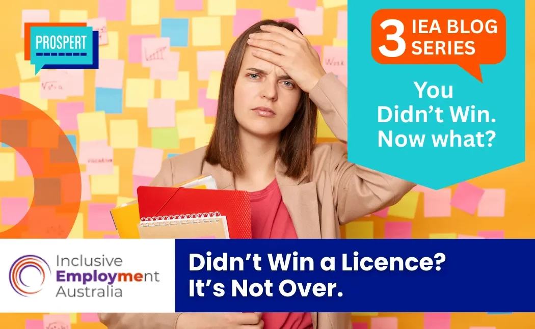 You Didn’t Win, Now What?