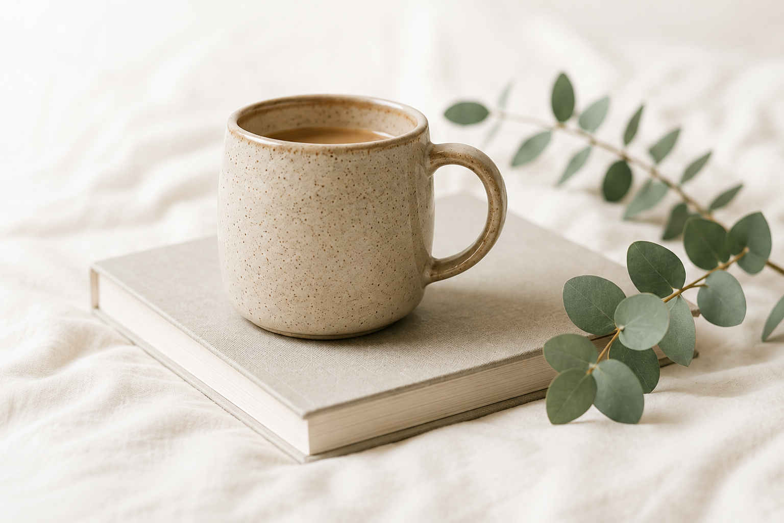 Coffee and eucalyptus