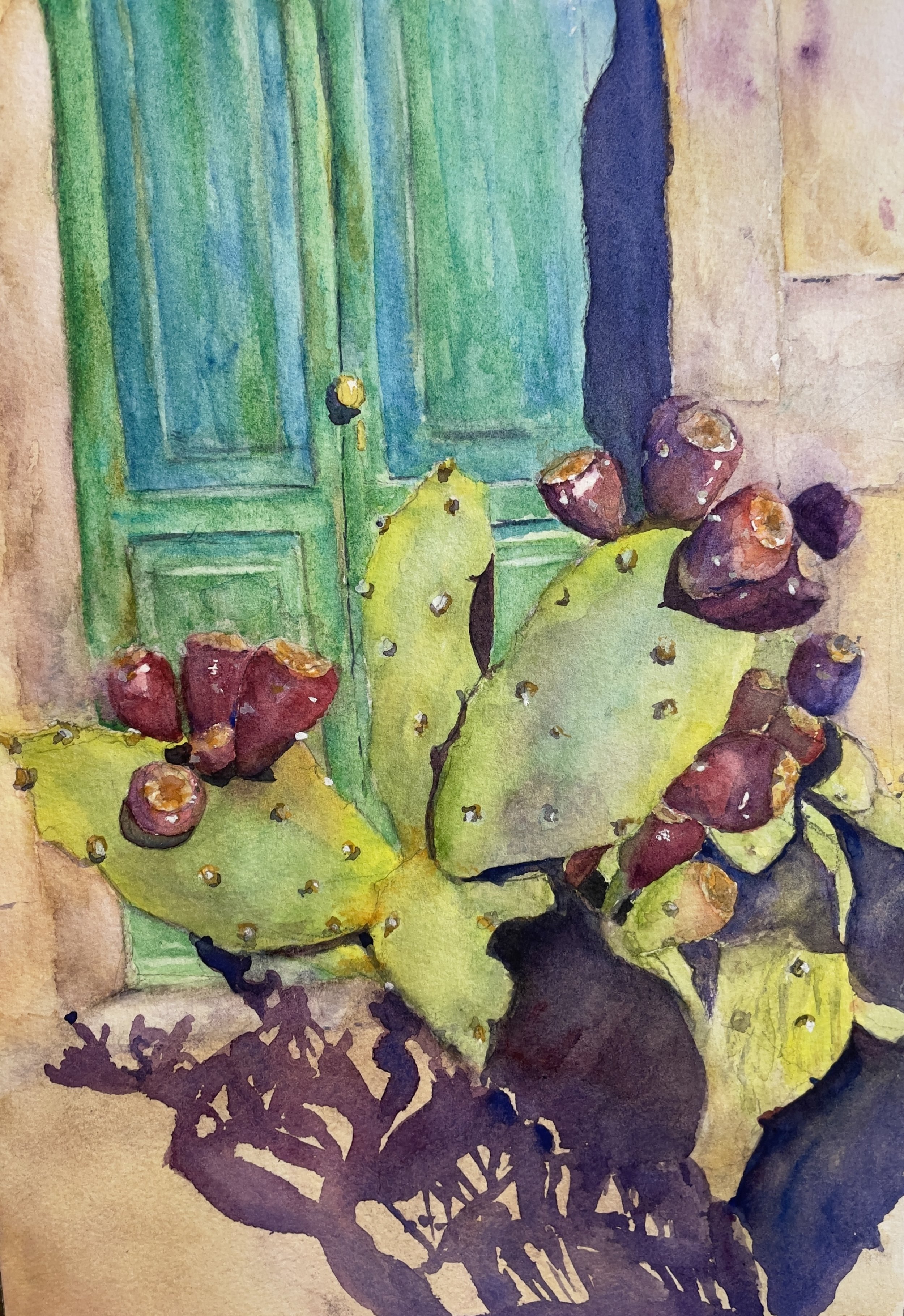 Prickly, 2026,
12 × 16 in.