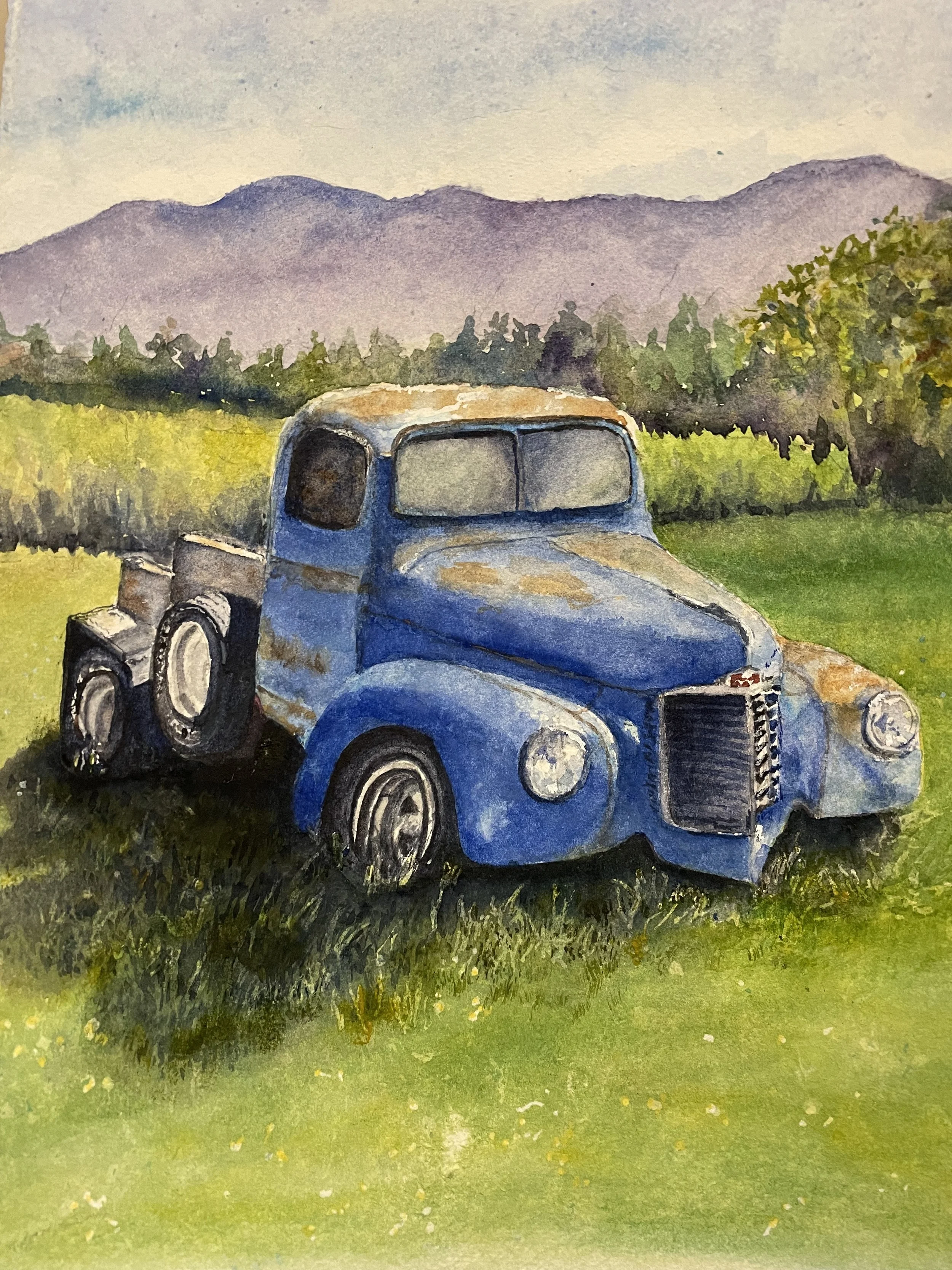 Out to Pasture,  2024,
12 × 18 in.
Private Collection
