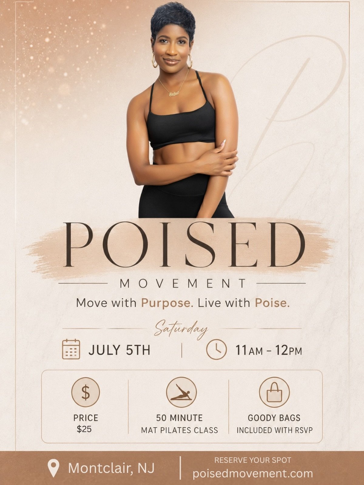 The wait is over! 

Poised Movement is officially live.

A space created for intentional movement, strength, and confidence through Pilates. Whether you&rsquo;re new to Pilates or looking to deepen your practice, our classes are designed to challenge