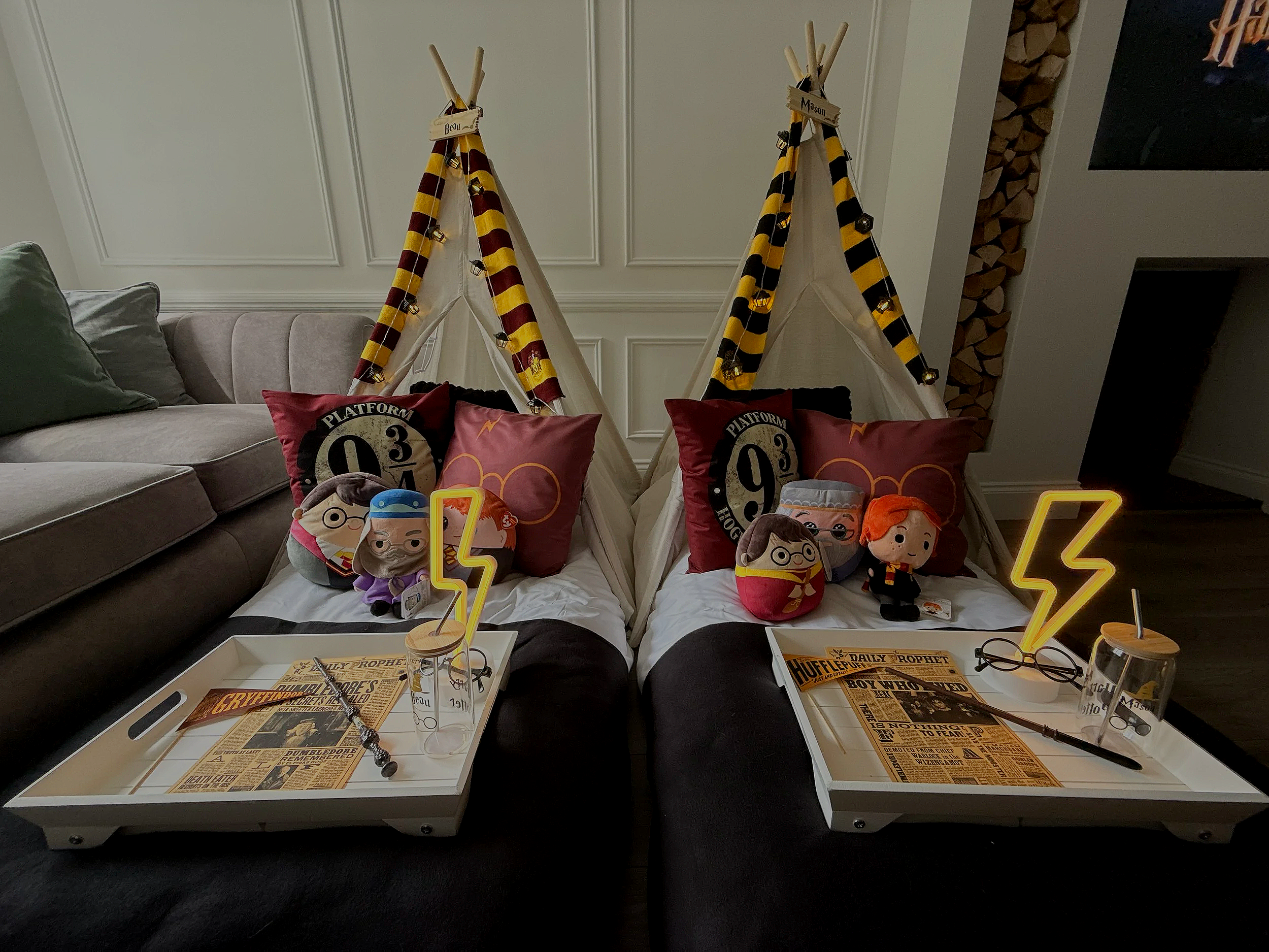 Wizarding Academy teepee sleepover