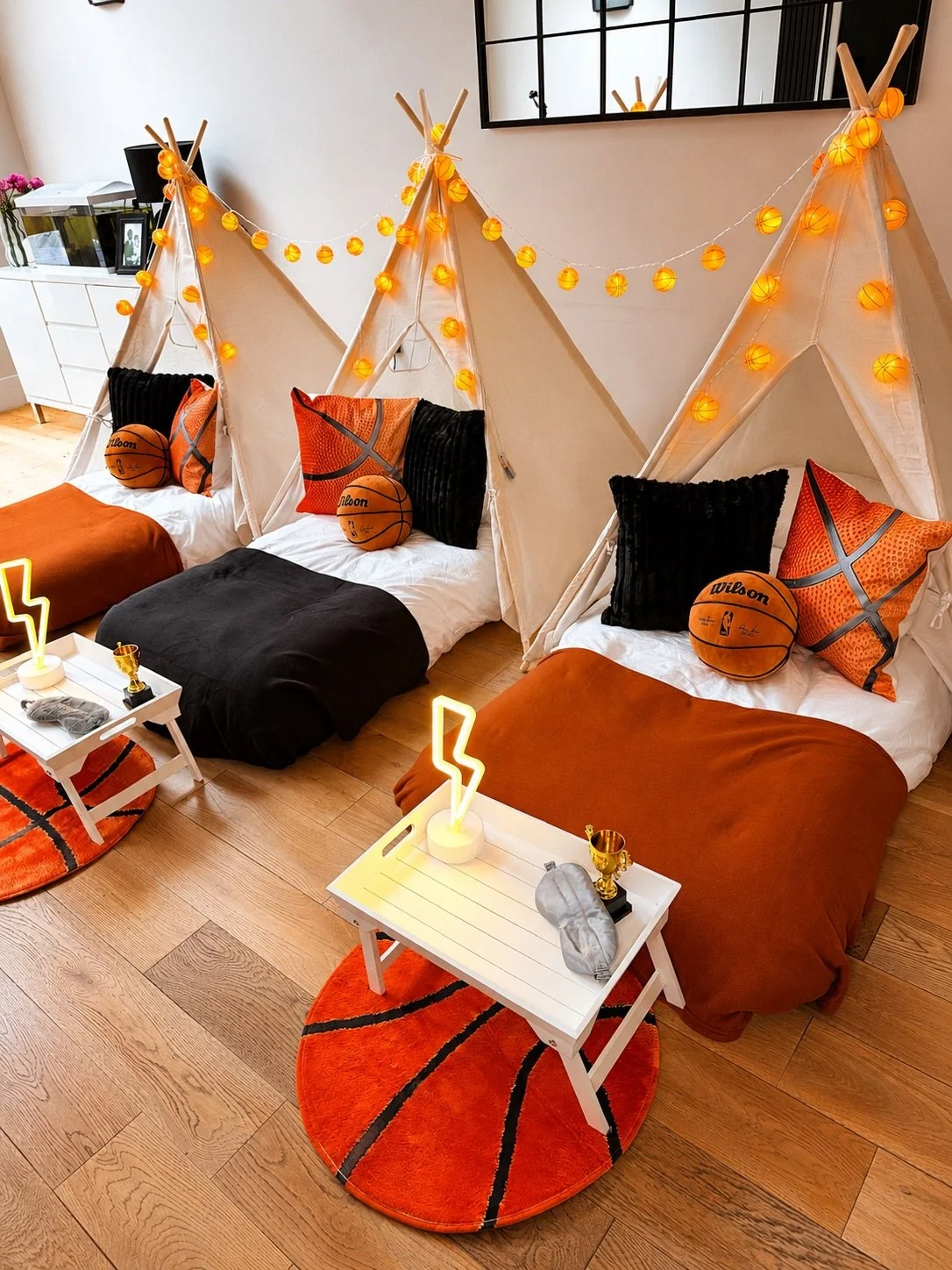 Slam Dunk Basketball Sleepover Party Hire in Surrey, Sussex and Hampshire
