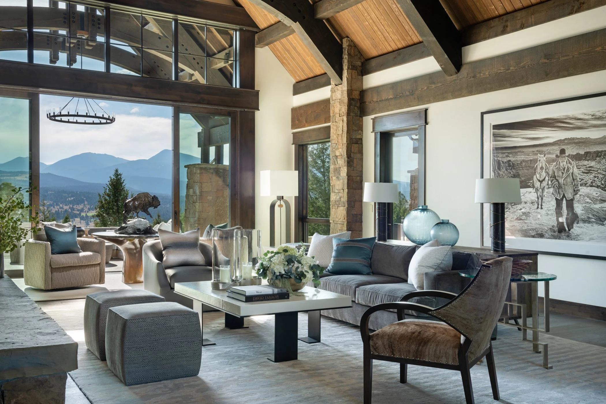 Photographing a Vision Under the Big Sky: A Home at Rock Creek Cattle Company - Western Art &amp; Architecture Feature