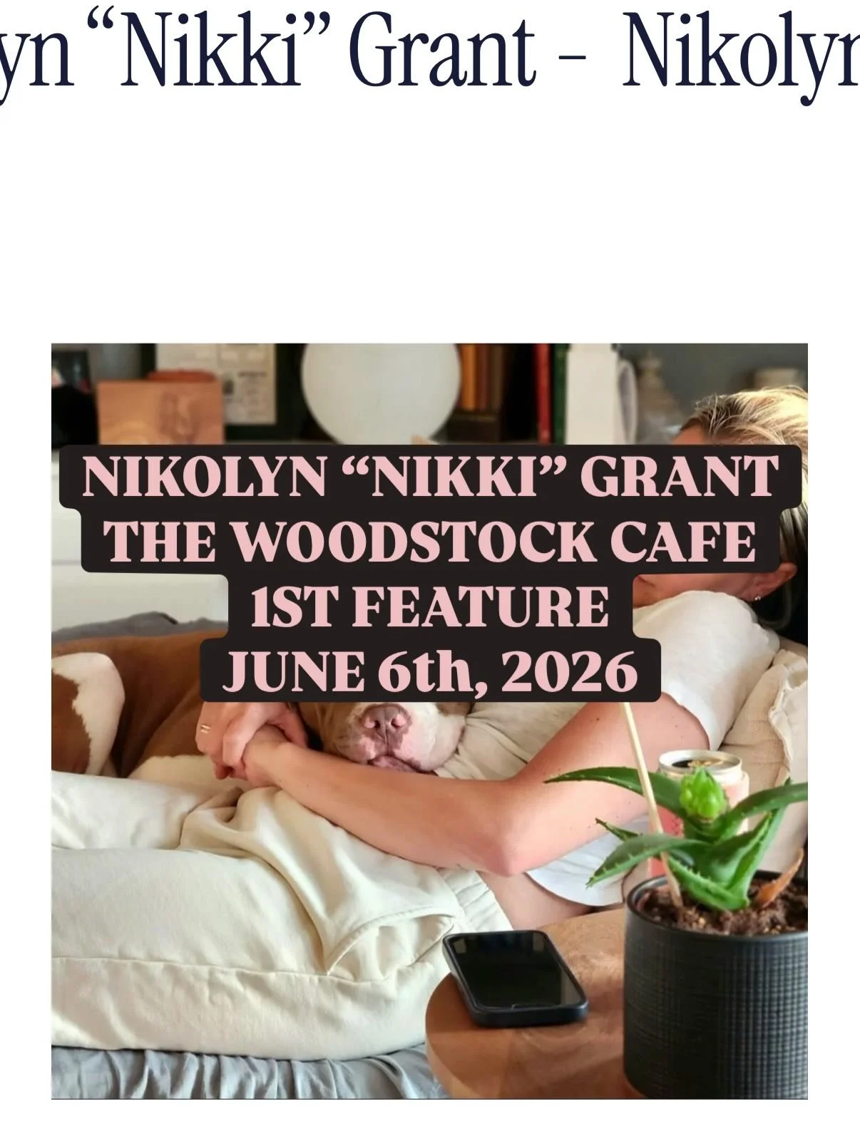 🌸 HAPPY MONDAY 🌸 

In case you missed it (it was on purpose), we launched our blog over the weekend! 

Our first feature is about @nikolyngrant and @woodstockcafeva - we talked everything from her favorite bottle of wine to her favorite cities in t