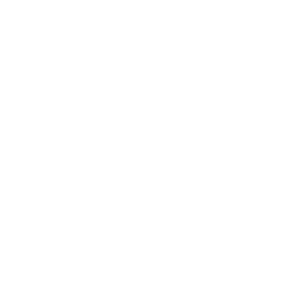 White outline of grass blades on a black background.