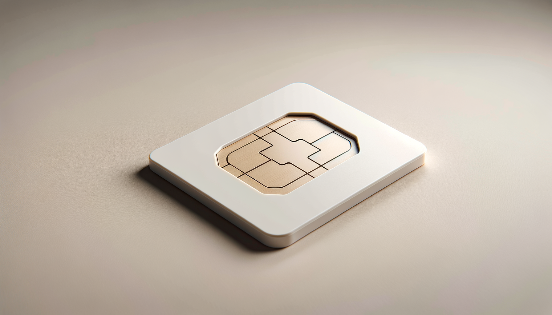A modern square smart home device with a wood textured surface and engraved black outlines in a geometric pattern, set on a beige surface.