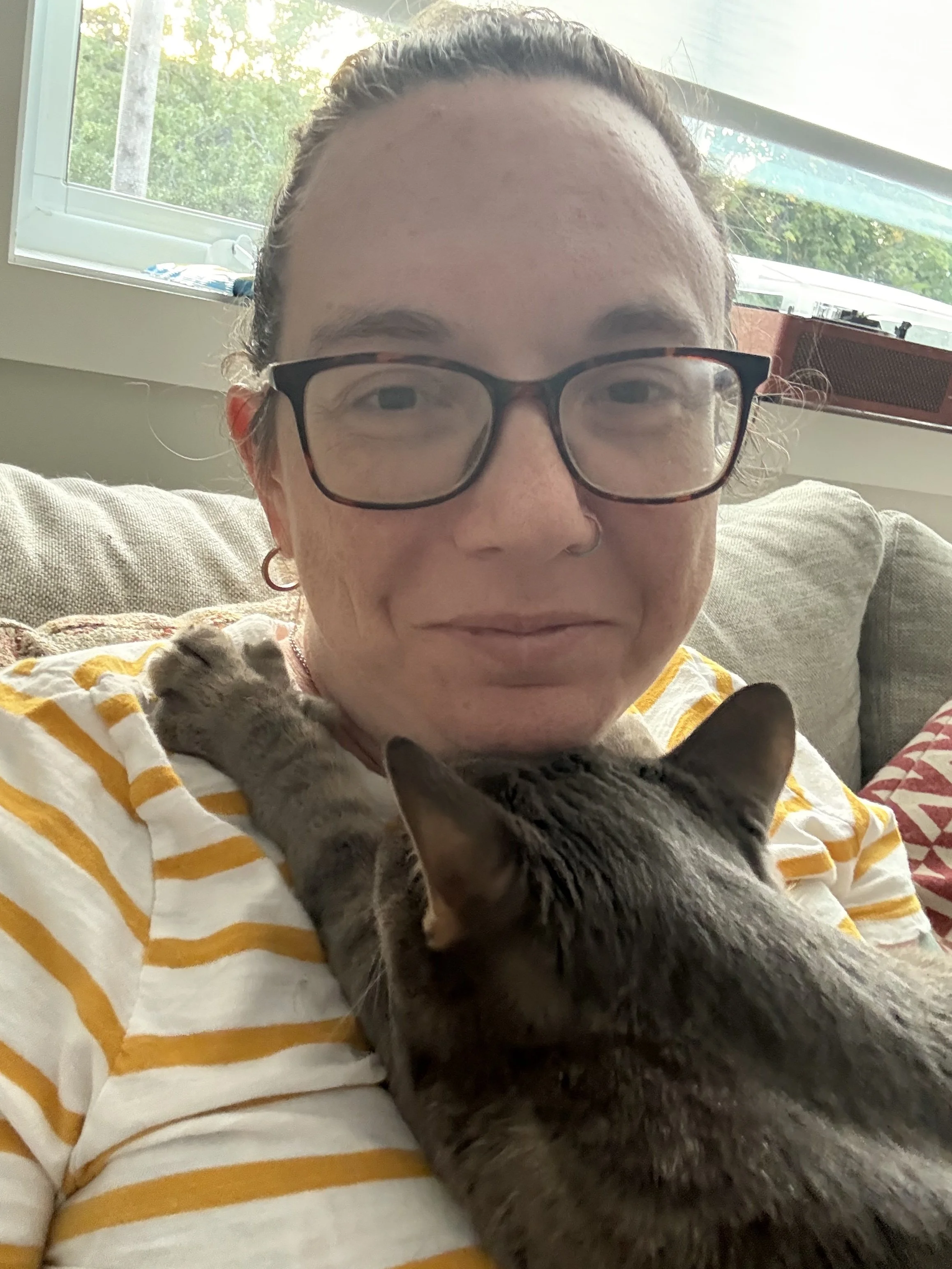 Carianne with client Pippin