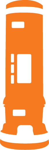 Icon representing a VALD system DynaMo used for measurement of range of motion and strength