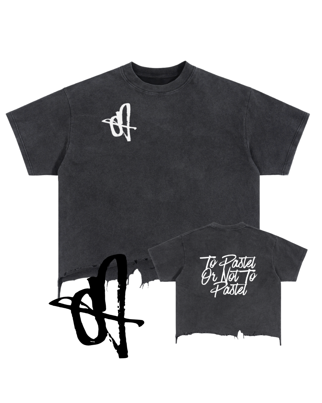 Tag: Vintage Wash Boxy Distressed Hem T-Shirt