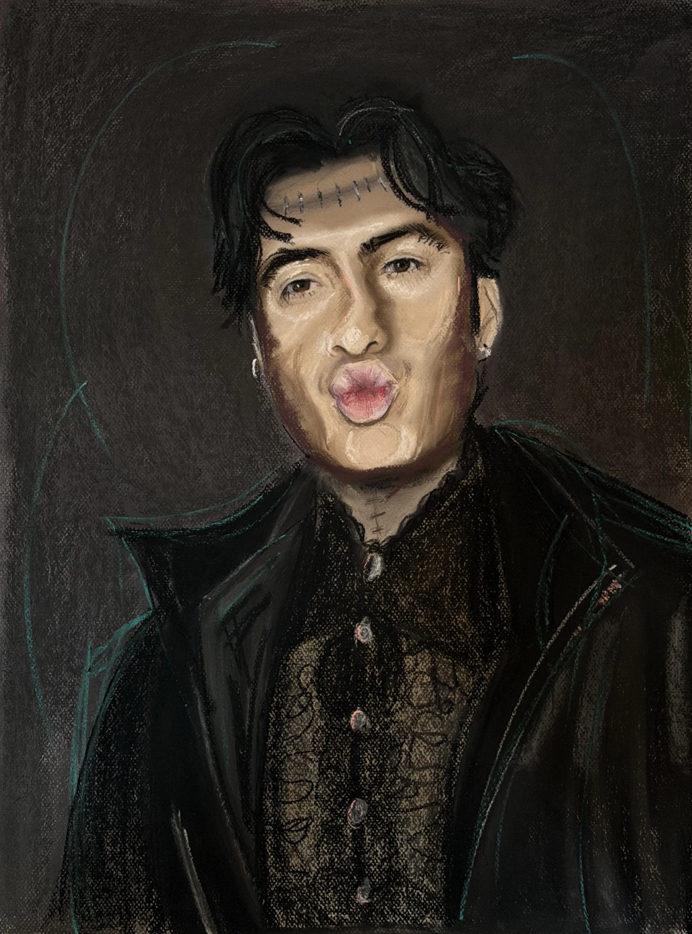 Original Work: I asked myself the question. What would it look like if Hudson Mildred Williams was "Frankensteins Monster" 