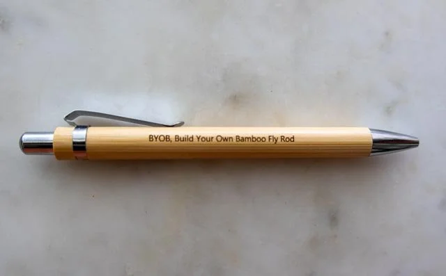 Custom Laser Engraved Bamboo Pen