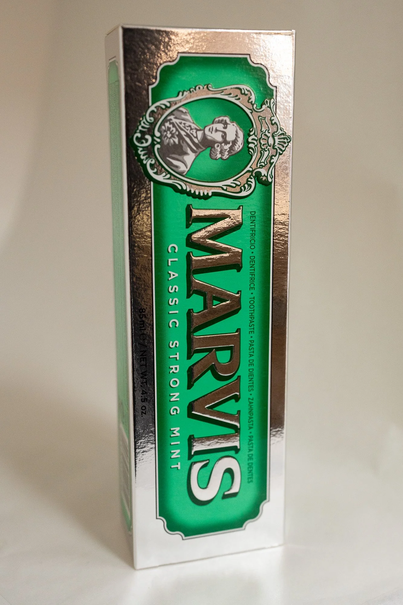 Marvis Strong Mint toothpaste, 75ml