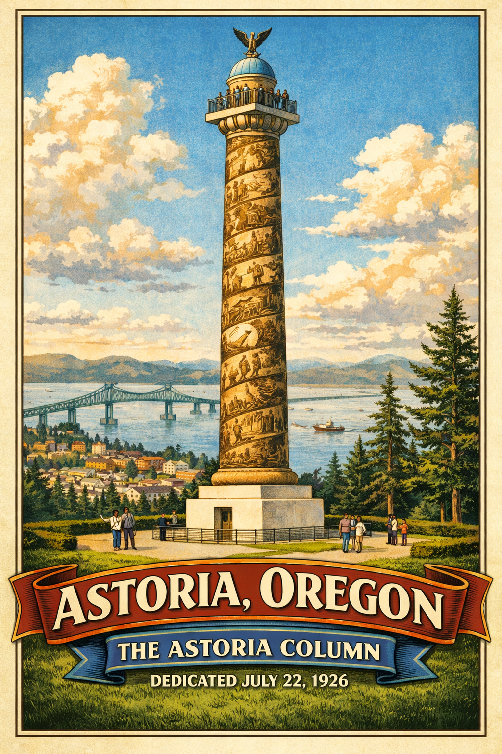 Astoria Column  100th Anniversary
