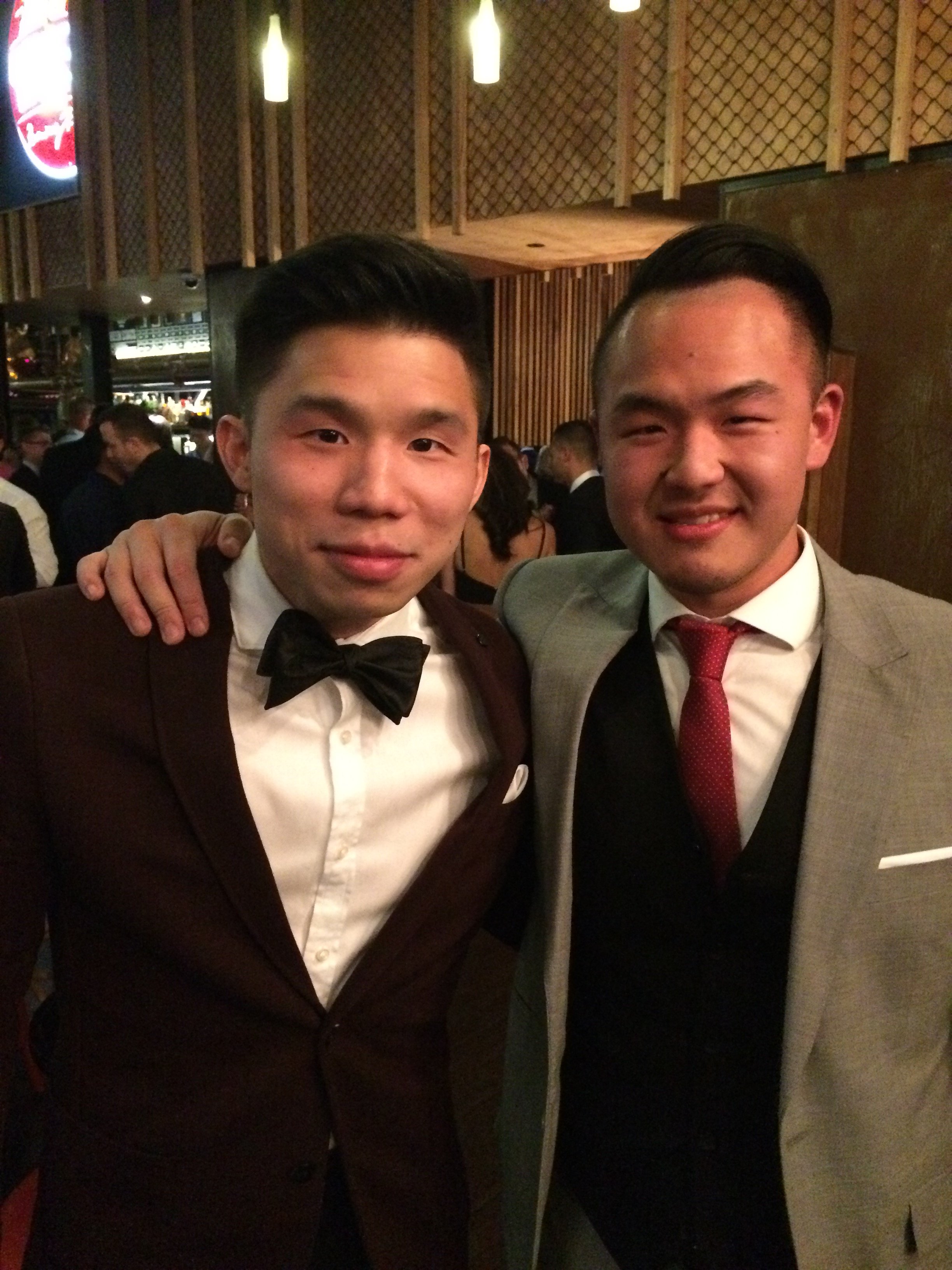 Cofounders Daryl Leong Kelvin Leung company staff party 2015