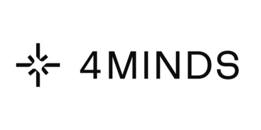 4Minds logo with a star-like symbol.
