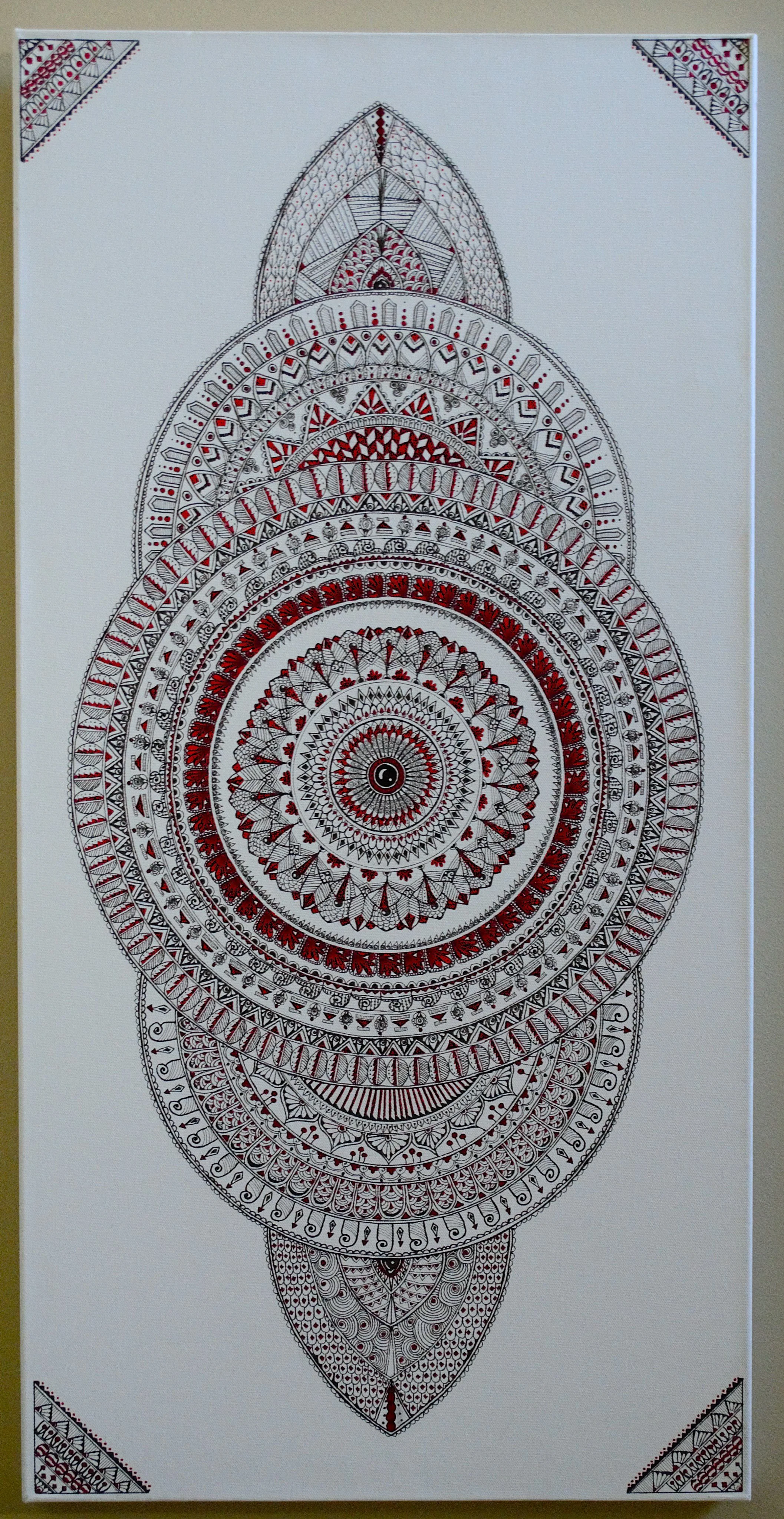 Ripples in Crimson